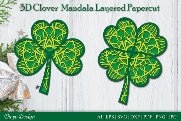 Creating Depth and Serenity with the Clover Mandala 3D Layered Papercut