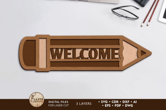 Creating Precision Art with the WELCOME Decorative Laser Cut Pencil Design