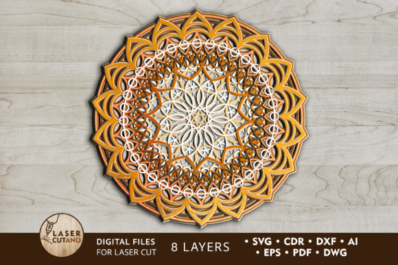 Cricut Files MANDALA Files for Cricut: Integrating Multilayer Designs into Your Creative Workflow