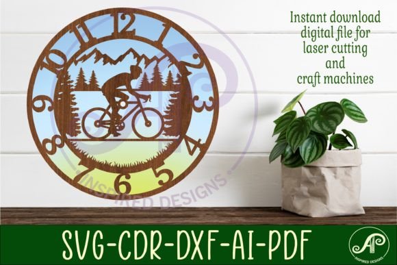Cycling Wall Clock Laser Cut Template: A Practical Guide for Makers