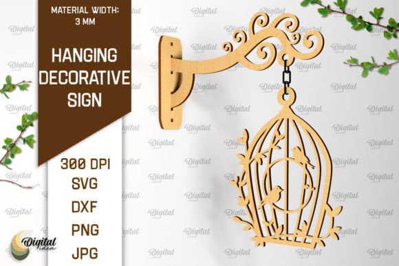 Hanging Decorative Signs LaserCut Bundle