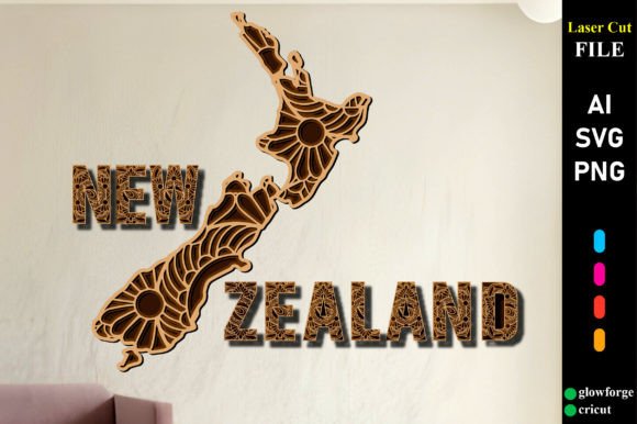 Integrating the New Zealand Country Mandala Wooden Map into Creative and Professional Workflows