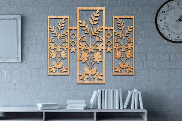 Laser Cut Wildflower Wall Art SVG Guide
