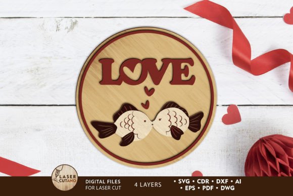 Love Panel, Decorative Laser Cut File: A Guide to Multilayer Wall Decor