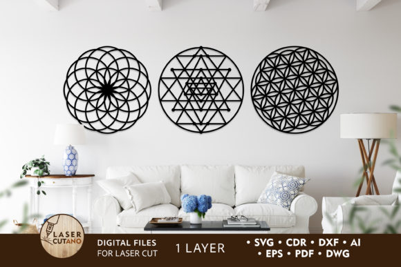 Sacred Geometry Wall Art Cut Files: A Practical Guide for Digital Creators