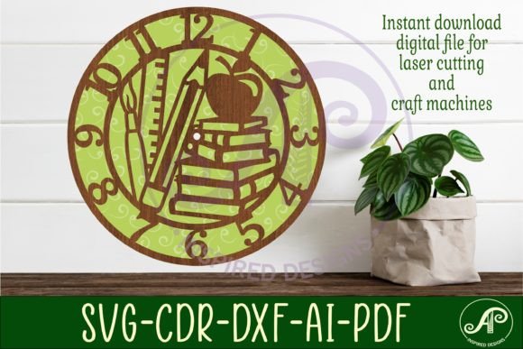 Teacher Wall Clock Laser Cut Template: A Practical Guide for Makers