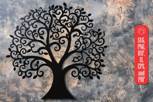 Tree Laser Cut SVG Cut File: A Versatile Design for Crafting Enthusiasts