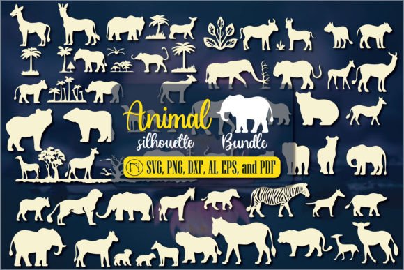 Unlocking Creative Potential with the Cricut Animal Silhouette SVG Mega Bundle