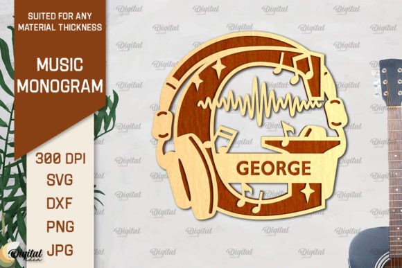Unlocking Creative Potential with the Letter G SVG Music Monogram for Laser Cutting